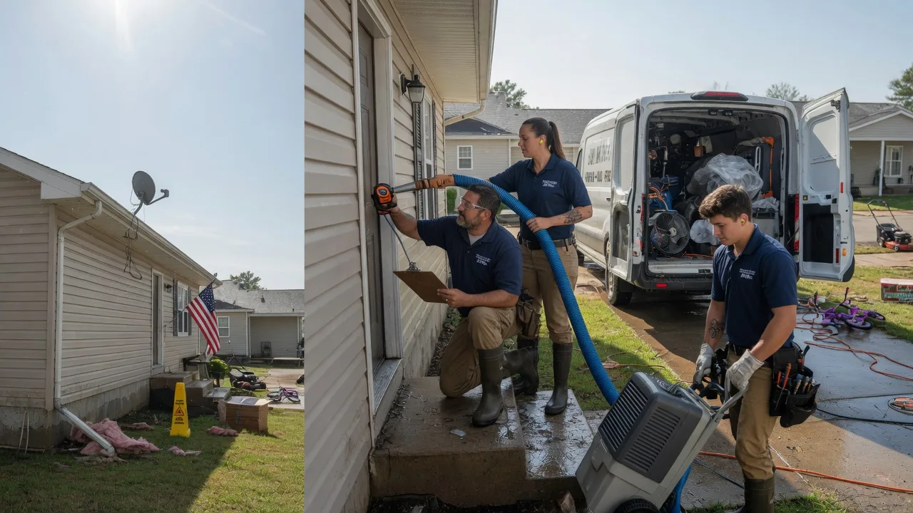 Ceiling Water Damage Restoration in Choudrant, LA near me